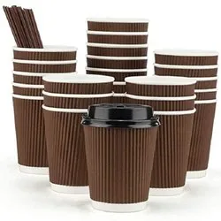 Ripple Paper Cup with Lids